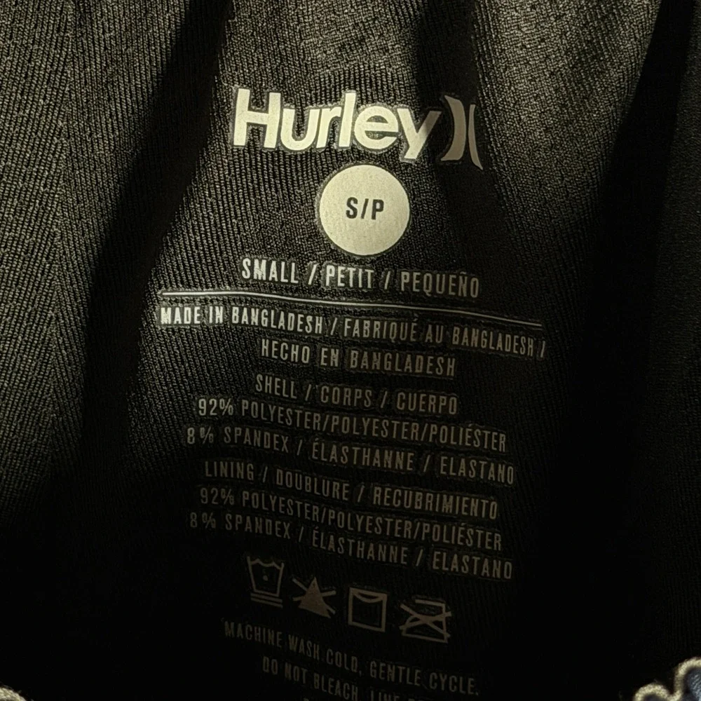 Hurley Mens‎ Have Fun Volley Swim Shorts Obsidian Navy AOP HFA22VMS-05194 Small